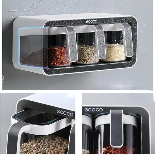 ECOCO WALL SHELF SPICE ORGANIZER