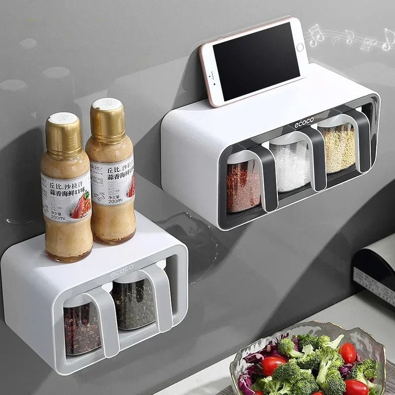 ECOCO WALL SHELF SPICE ORGANIZER